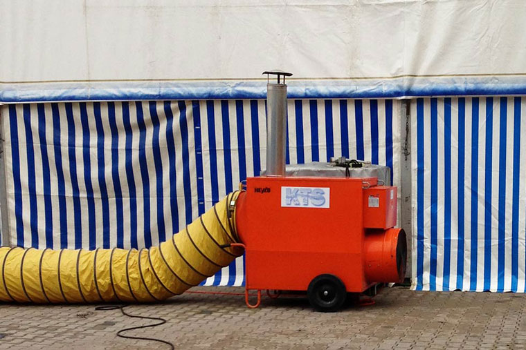 Baubeheizung von KTS Kaempfel